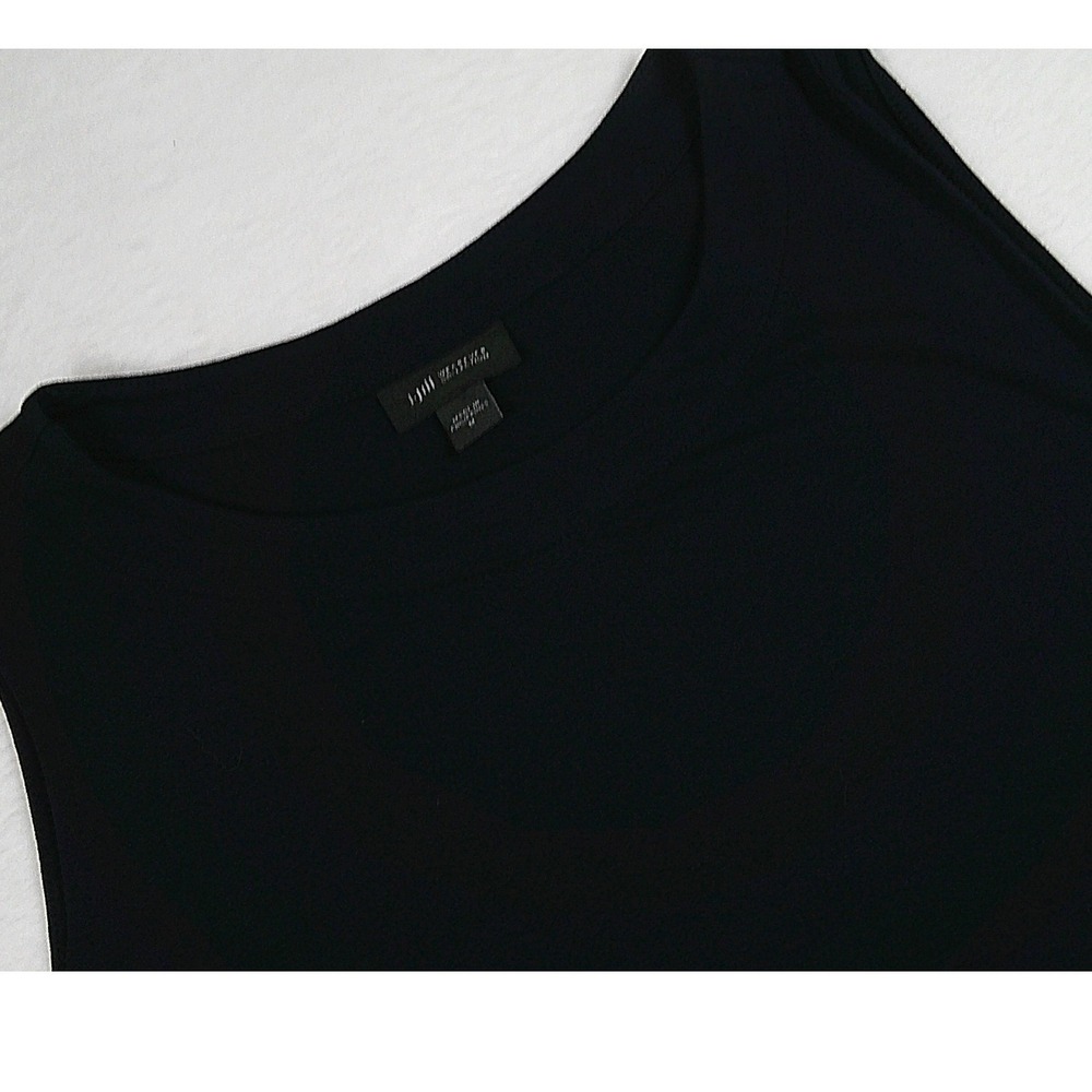 J. Jill‎ Wearever Navy Sleeveless Tunic Tank Top Medium Rayon Spandex Knit